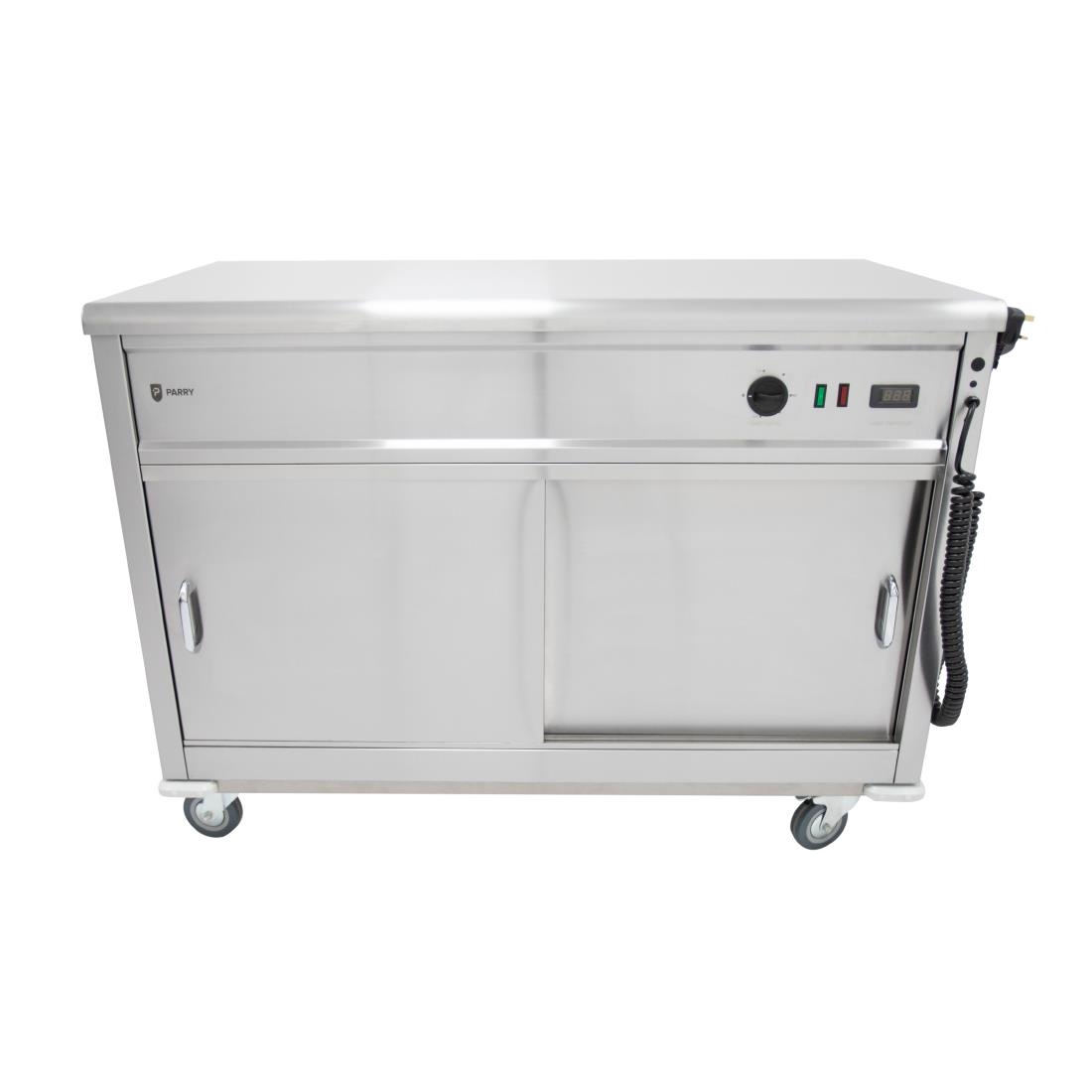 Parry Mobile Hot Cupboard with Flat Top MSF12