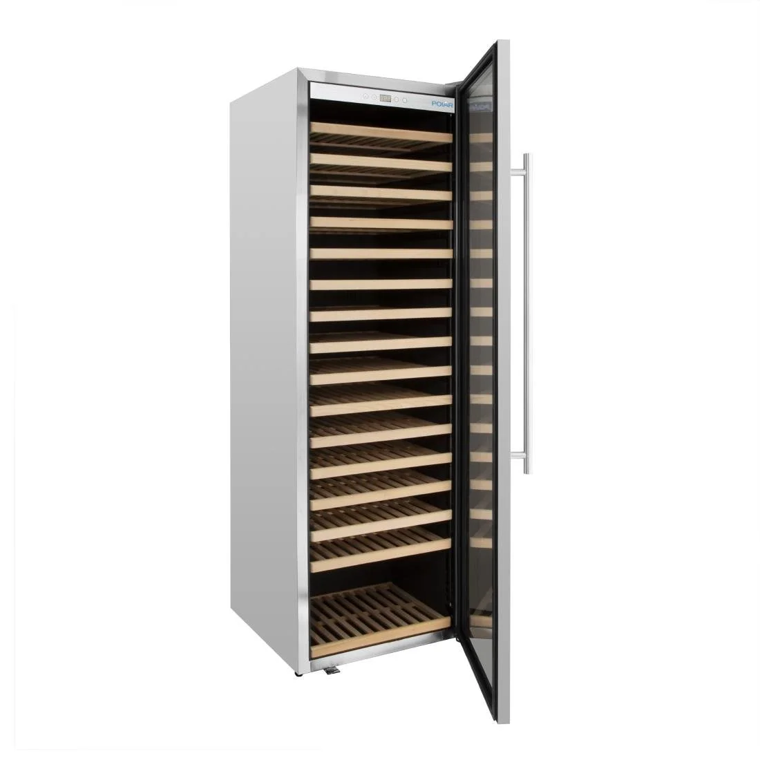 Polar G-Series Single Zone Wine Fridge Stainless Steel 187 bottles - Image 3