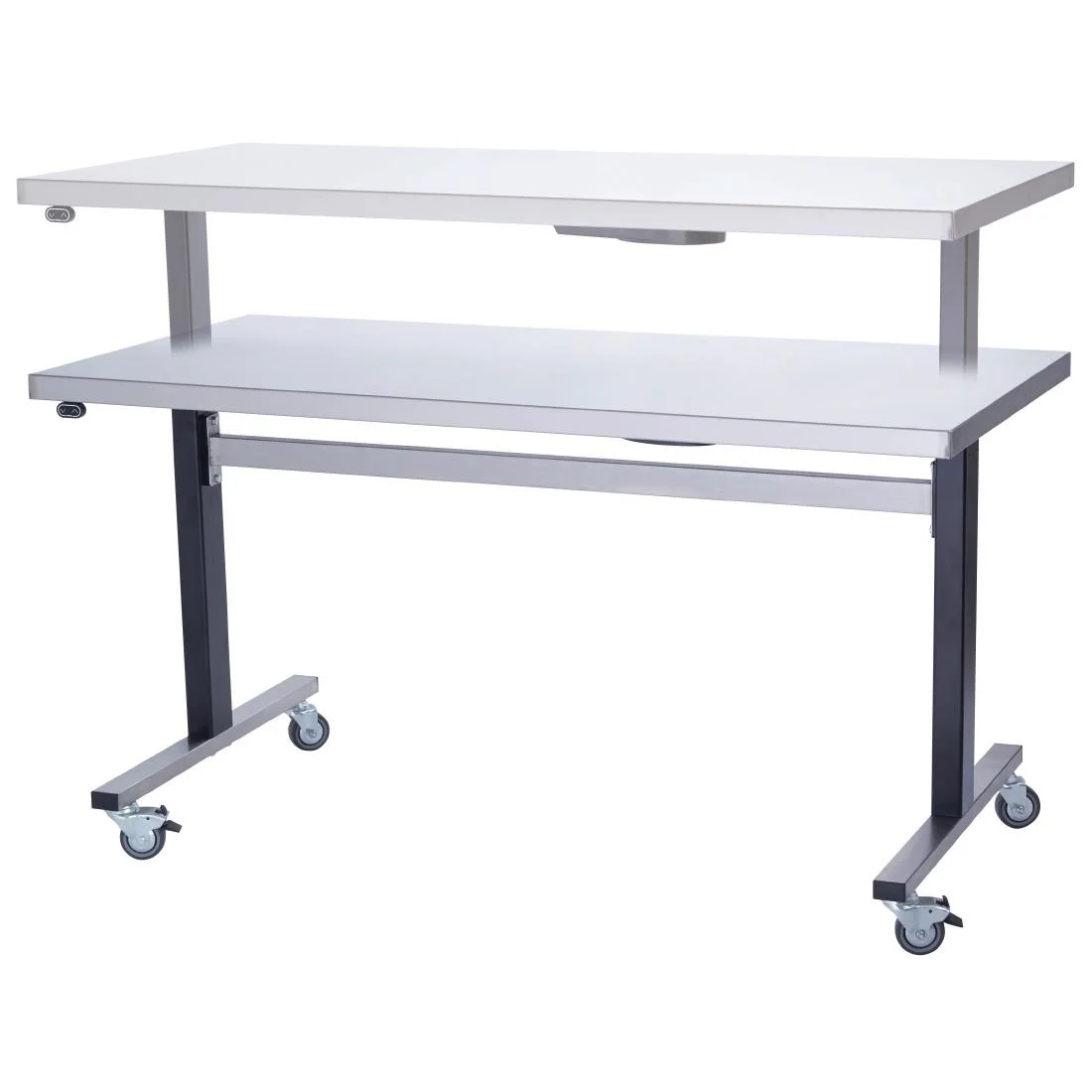 Parry Stainless Steel Adjustable Height Table Wide Electric Mobile 1500mm - Image 2