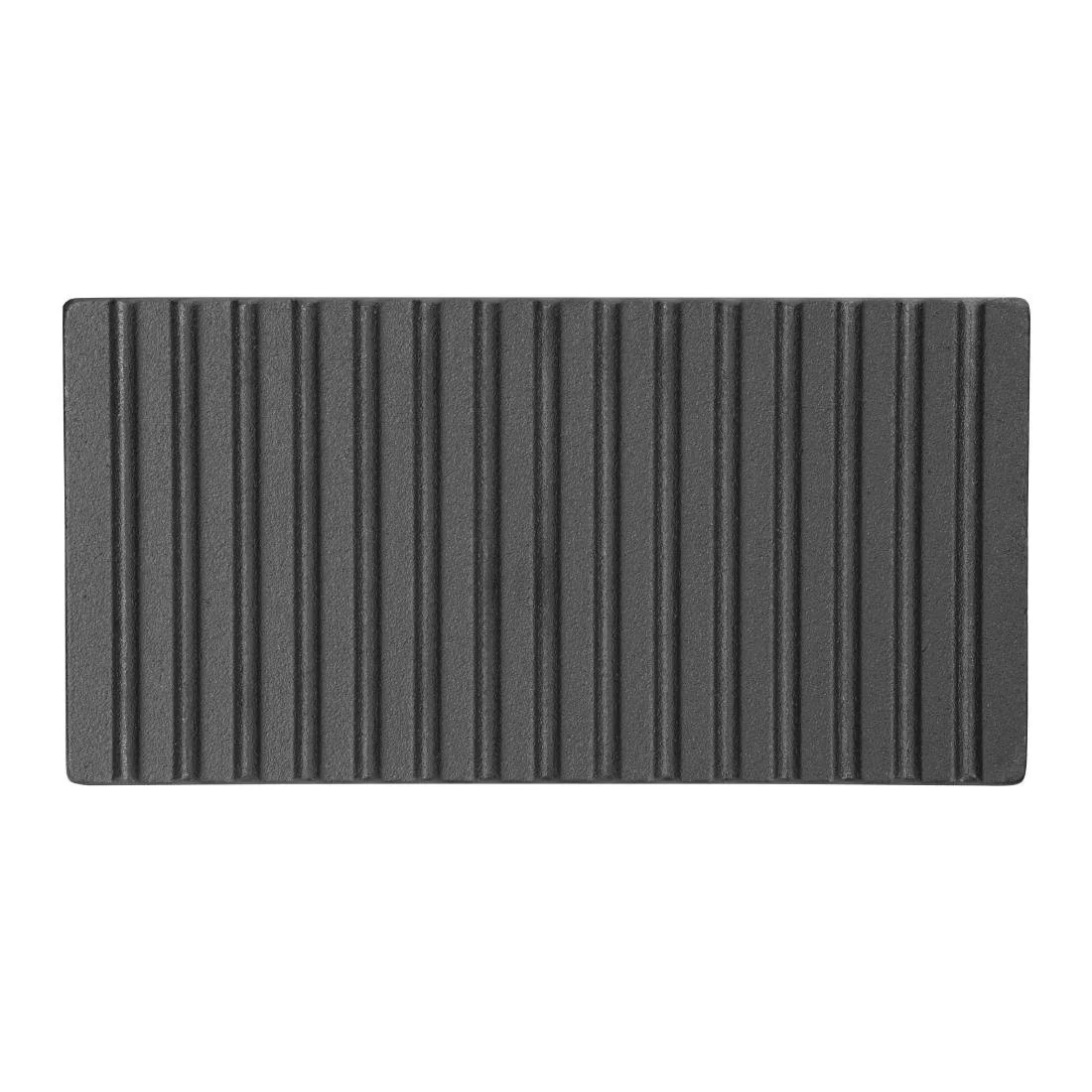 Vogue Cast Iron Steak Weight with Wood Handle - Image 2