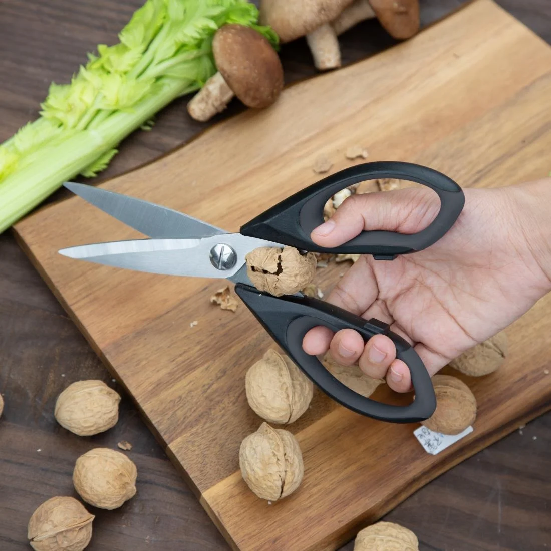 Vogue Heavy Duty Stainless Steel Kitchen Scissors - Image 5