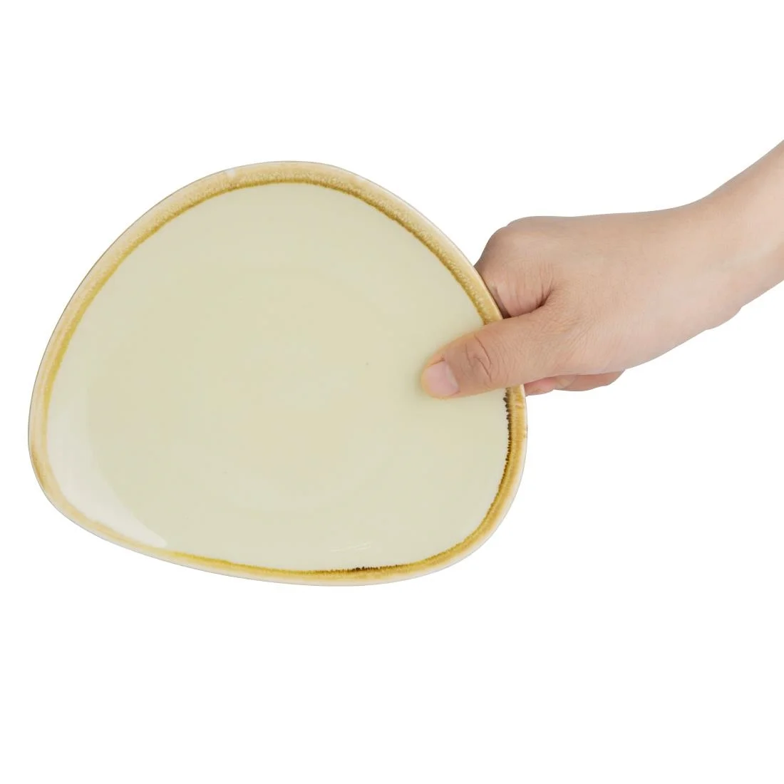 Olympia Kiln Triangular Plate Sandstone 165mm - Image 4