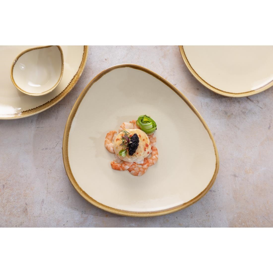 Olympia Kiln Triangular Plate Sandstone 280mm