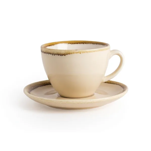Olympia Kiln Cappuccino Saucer Sandstone 140mm