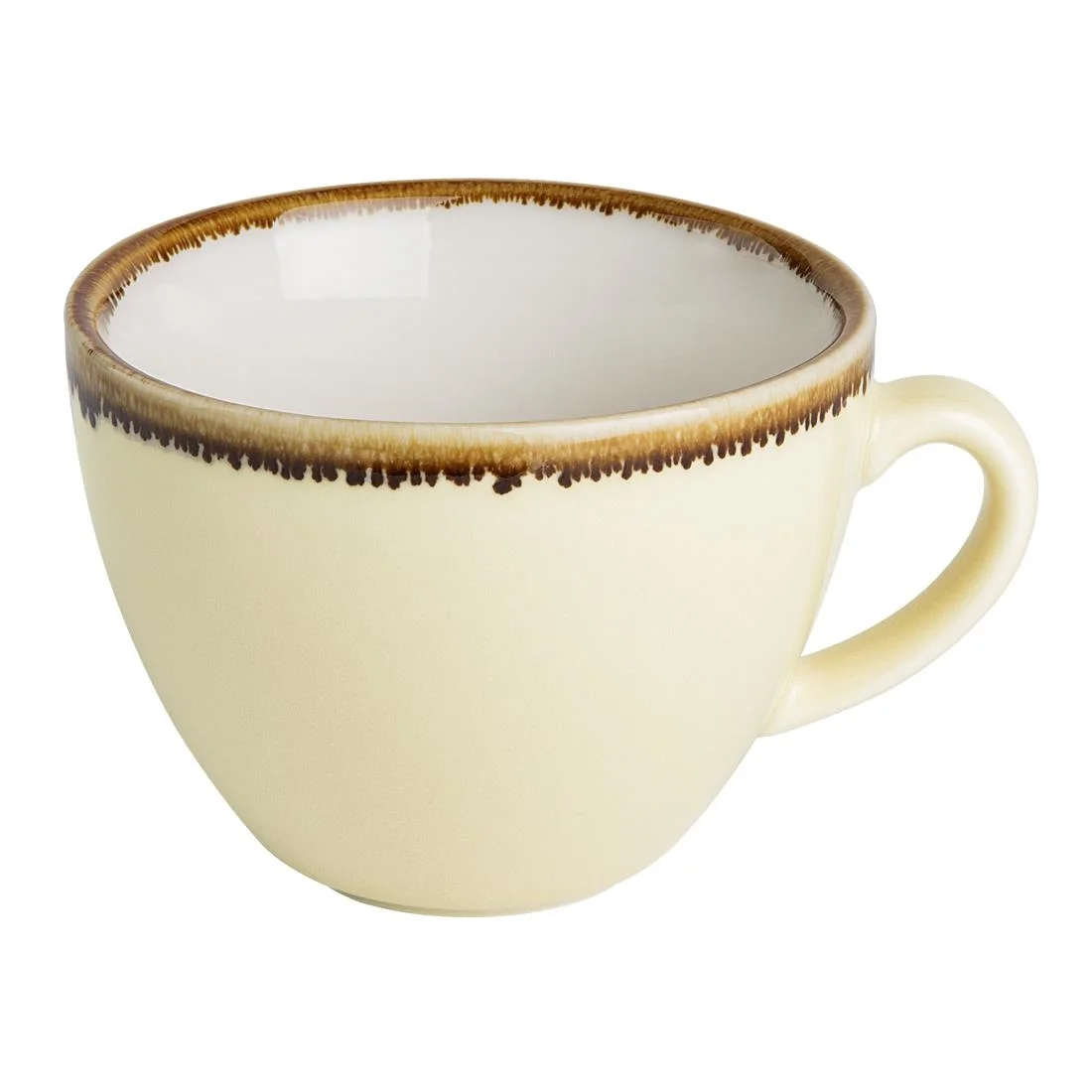 Olympia Kiln Cappuccino Cup Sandstone 230ml - Image 2