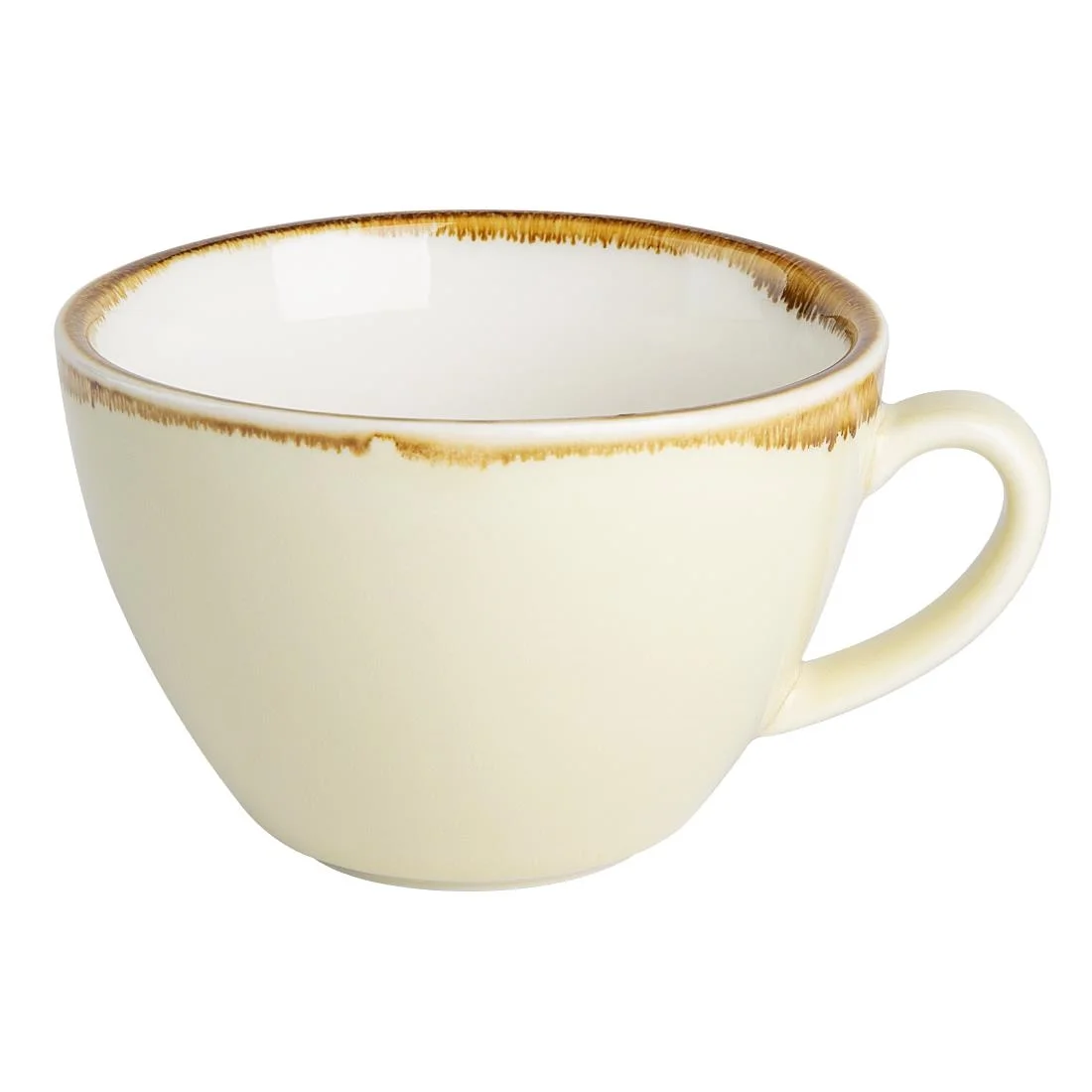 Olympia Kiln Cappuccino Cup Sandstone 340ml - Image 2