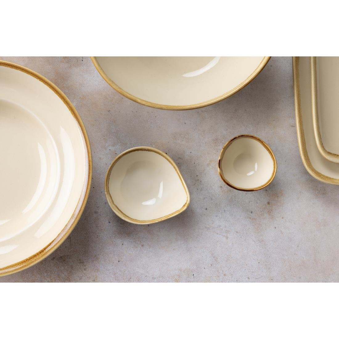 Olympia Kiln Round Bowl Sandstone 140mm
