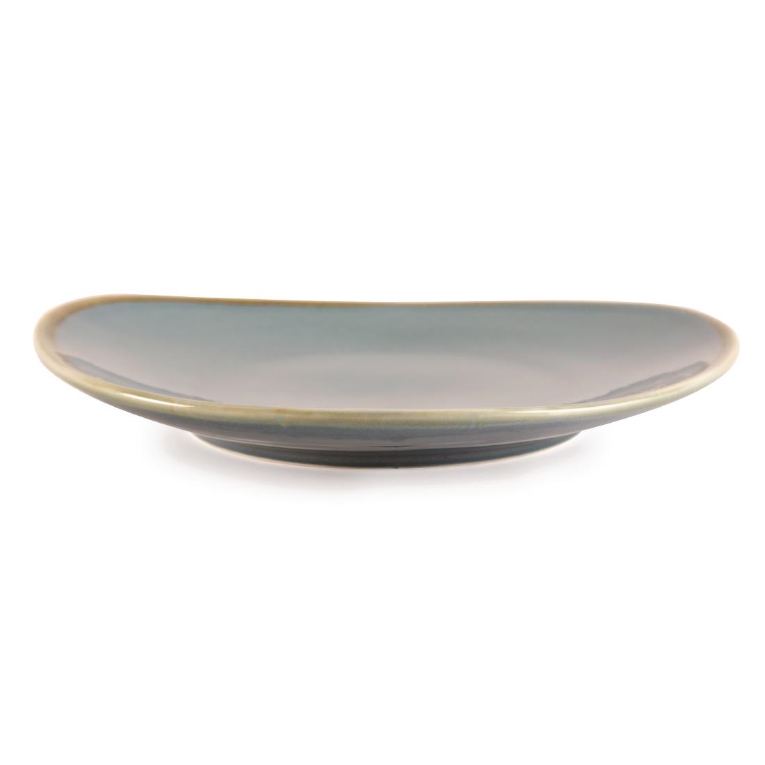 Olympia Kiln Triangular Plate Ocean 230mm