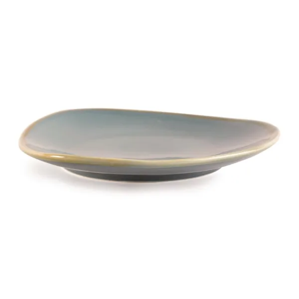 Olympia Kiln Triangular Plate Ocean 230mm