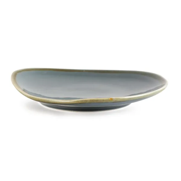 Olympia Kiln Triangular Plate Ocean 280mm
