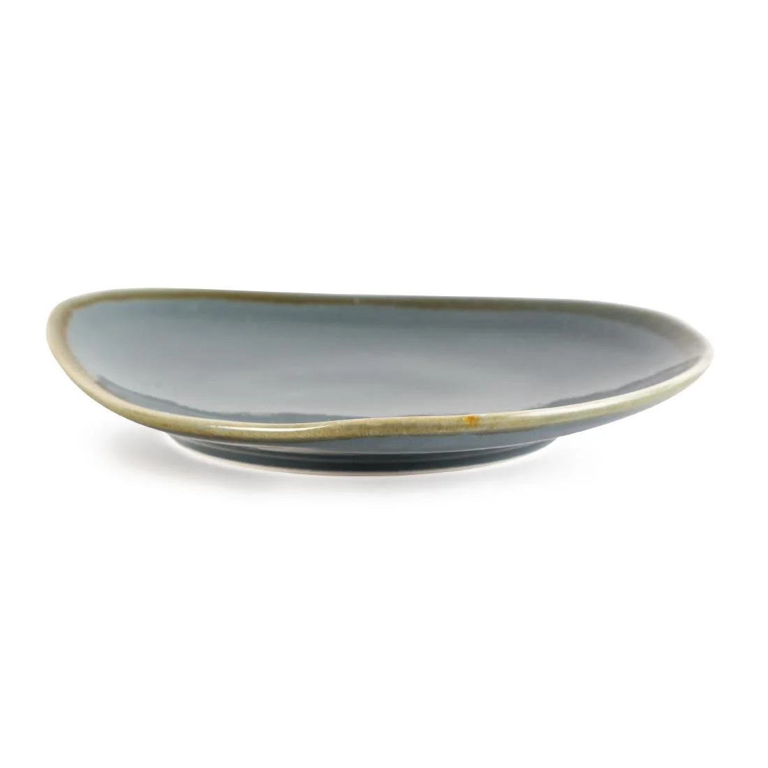 Olympia Kiln Triangular Plate Ocean 280mm - Image 3