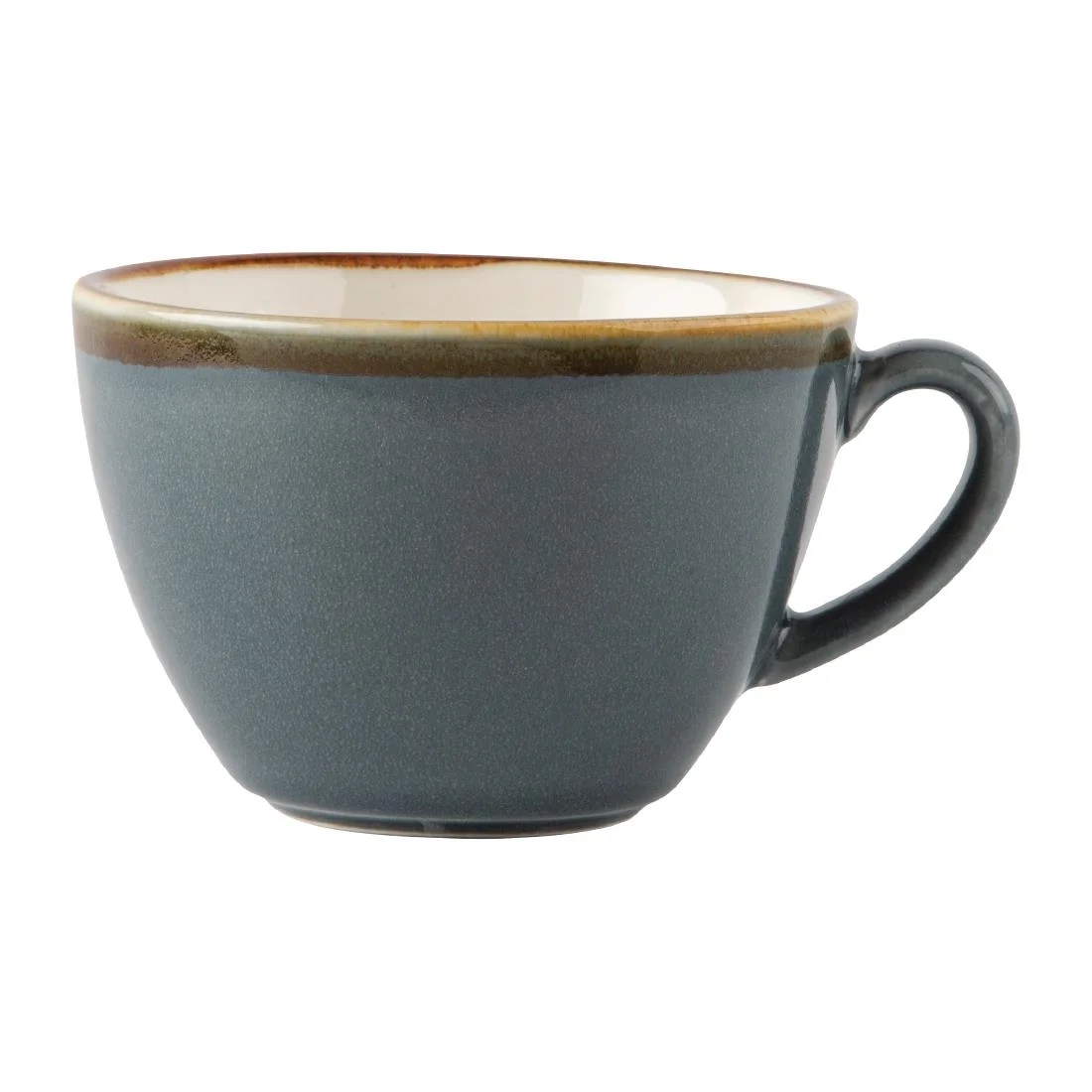 Olympia Kiln Cappuccino Cup Ocean 340ml - Image 4