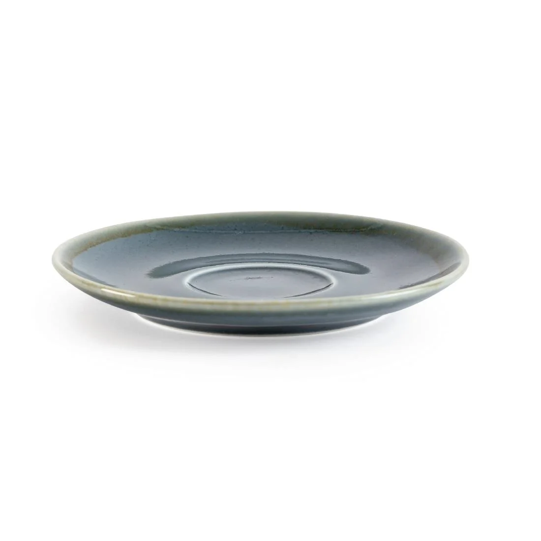 Olympia Kiln Cappuccino Saucer Ocean 160mm - Image 4