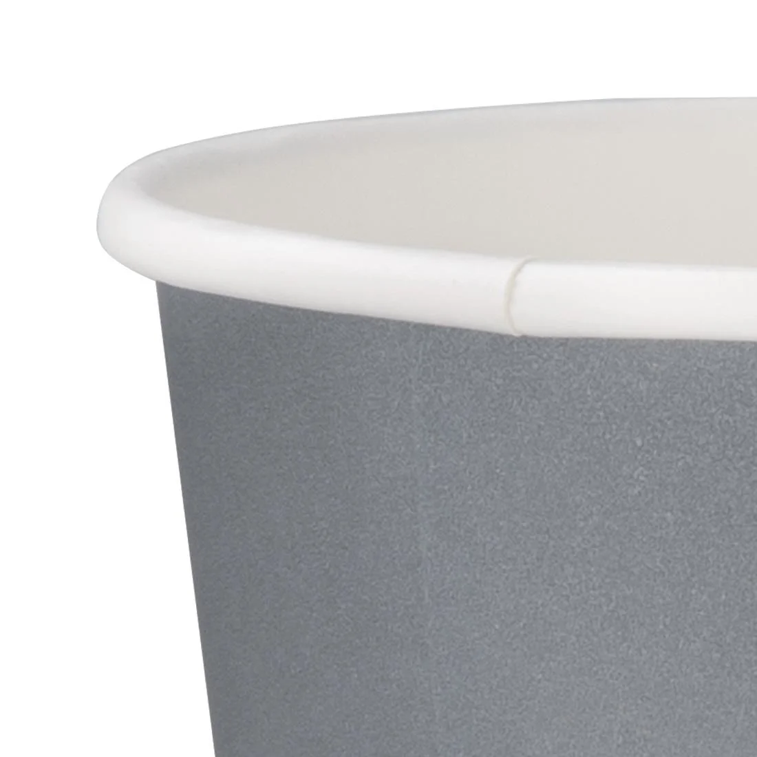 Fiesta Recyclable Coffee Cups Single Wall Charcoal 340ml / 12oz (Pack of 1000) - Image 6