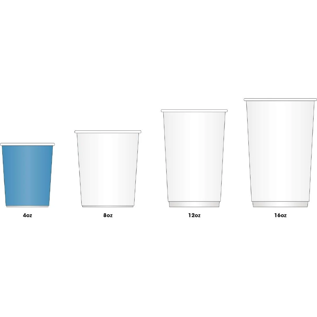 Fiesta Recyclable Espresso Cups Single Wall Kraft 112ml / 4oz (Pack of 1000) - Image 5