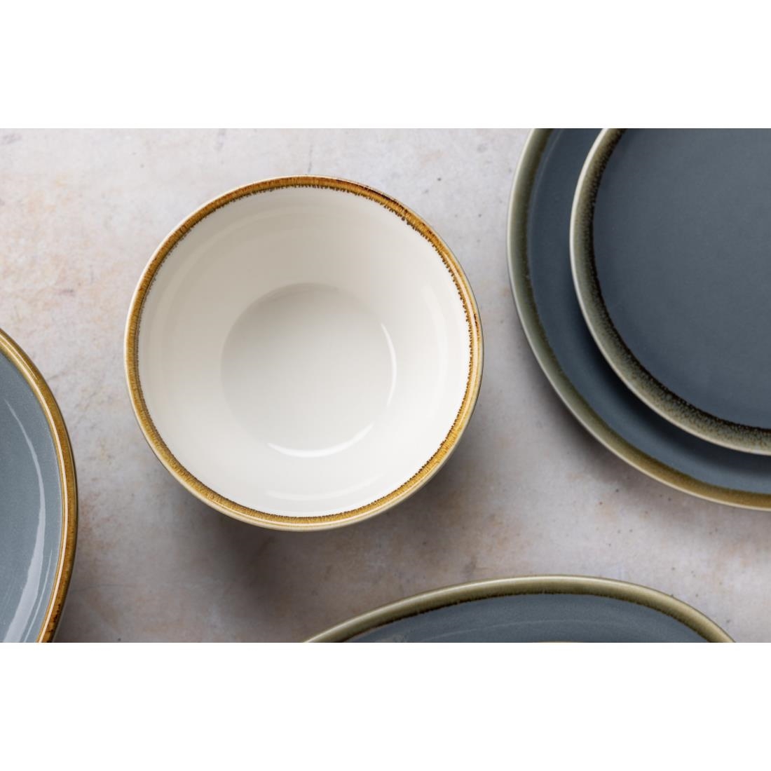 Olympia Kiln Round Bowl Ocean 140mm