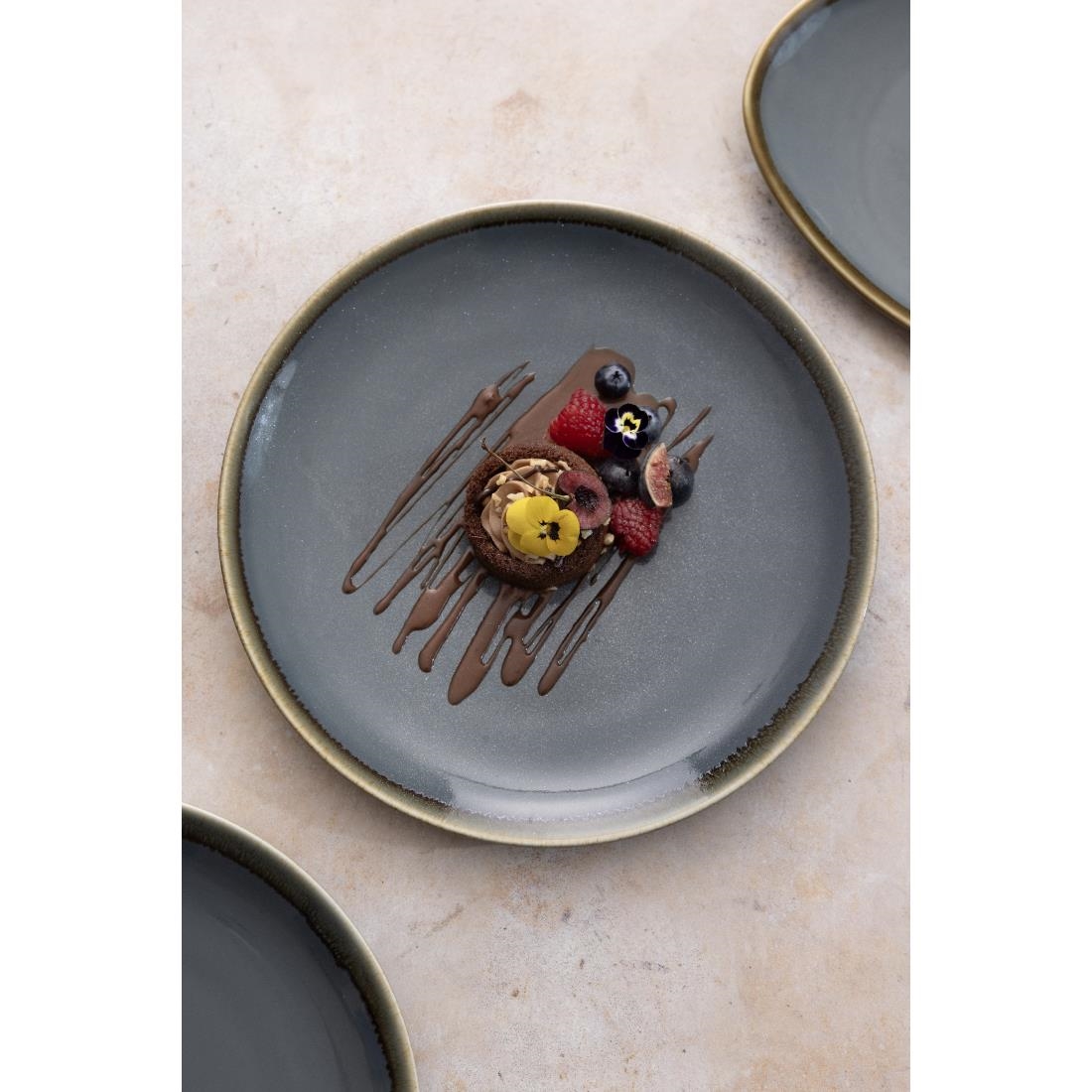 Olympia Kiln Round Plate Ocean 280mm