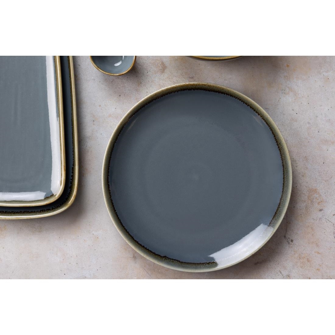 Olympia Kiln Round Plate Ocean 280mm