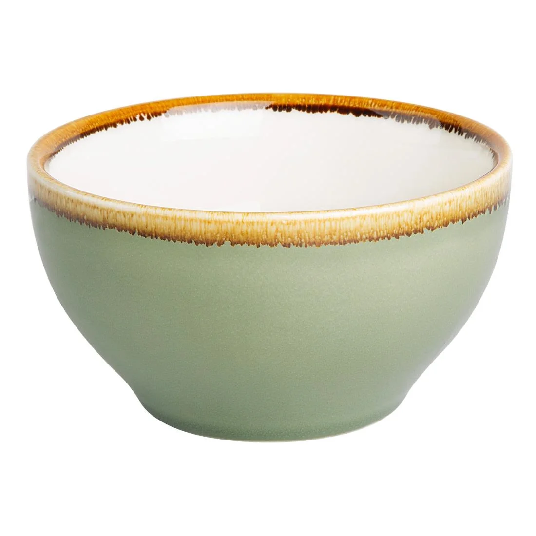 Olympia Kiln Round Bowl Moss 140mm - Image 2