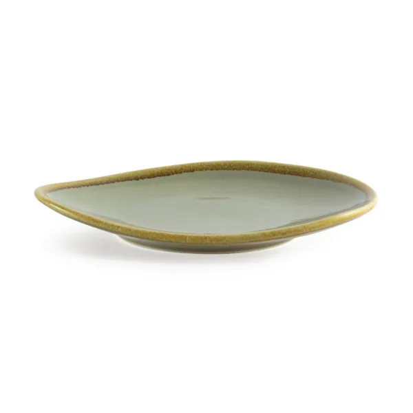 Olympia Kiln Triangular Plate Moss 230mm