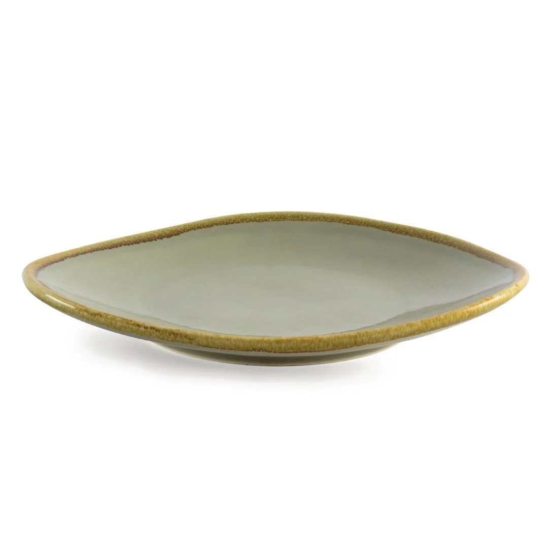 Olympia Kiln Triangular Plate Moss 280mm - Image 3