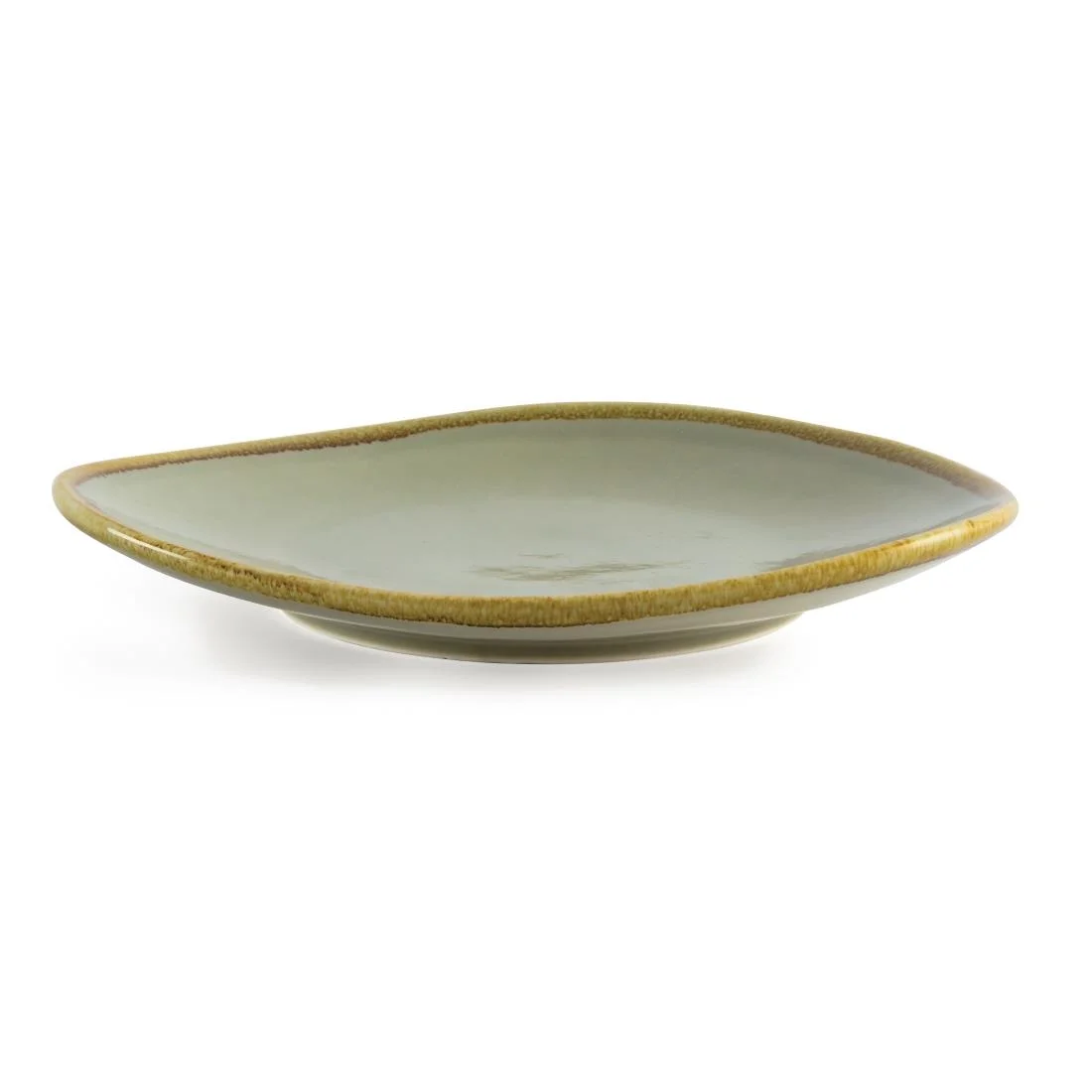 Olympia Kiln Triangular Plate Moss 280mm - Image 4