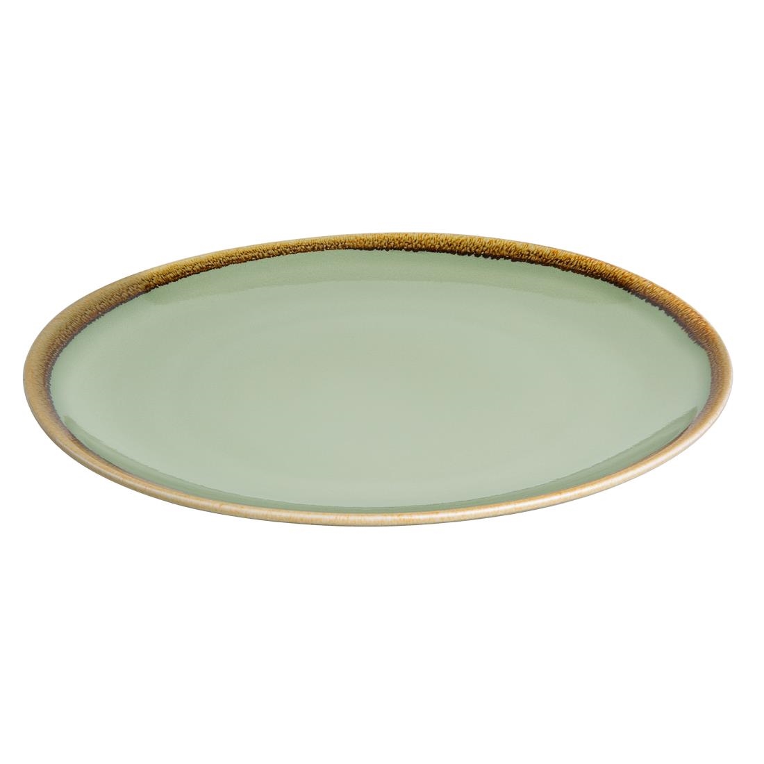 Olympia Kiln Round Plate Moss 280mm