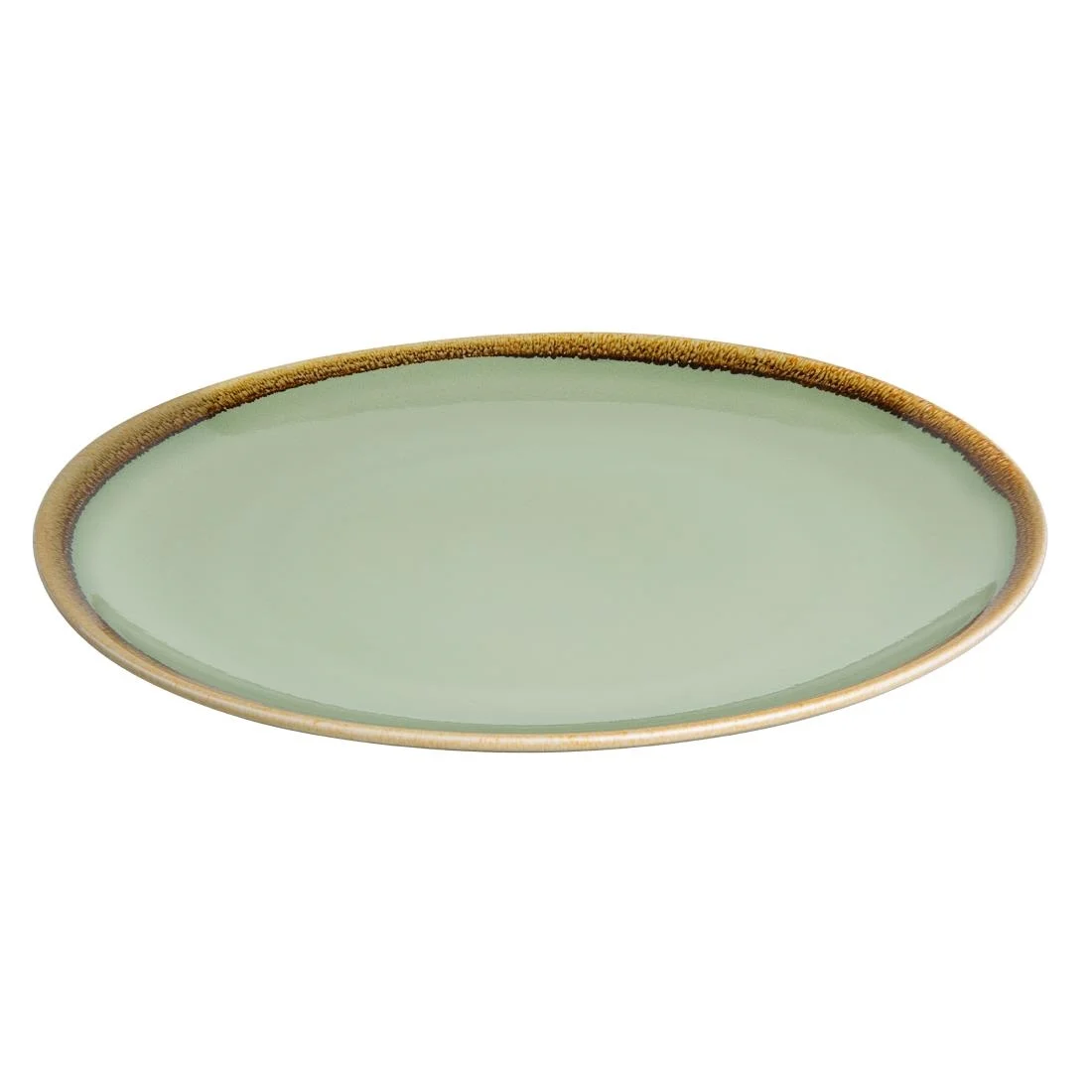 Olympia Kiln Round Plate Moss 280mm - Image 2