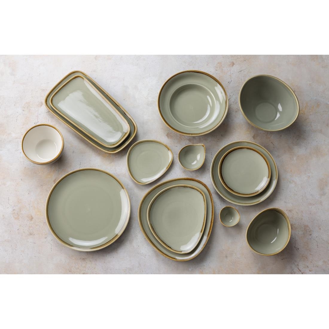 Olympia Kiln Platter Moss 295mm