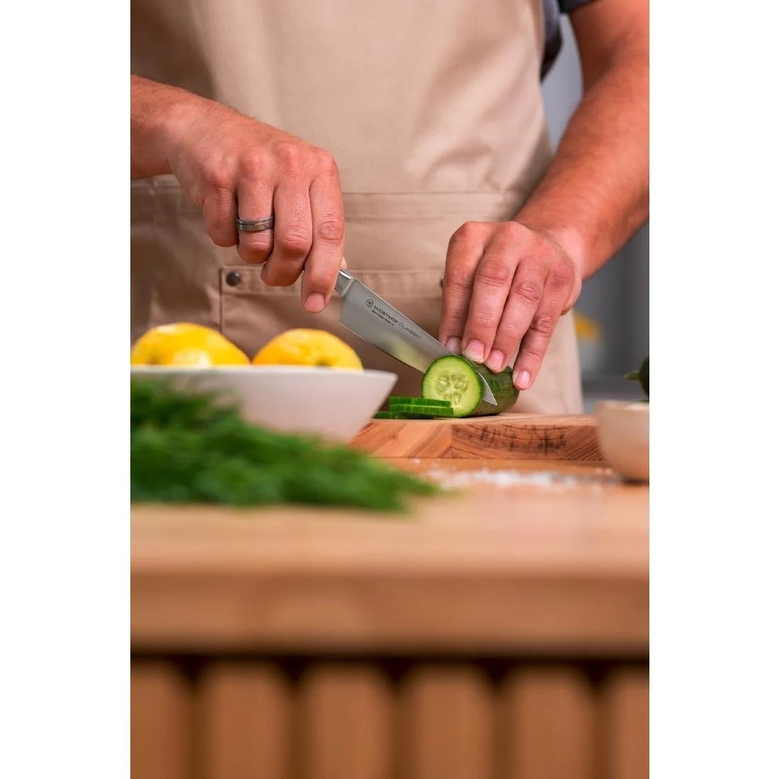 Wüsthof Classic Asian Utility Knife Black 12cm - Image 5