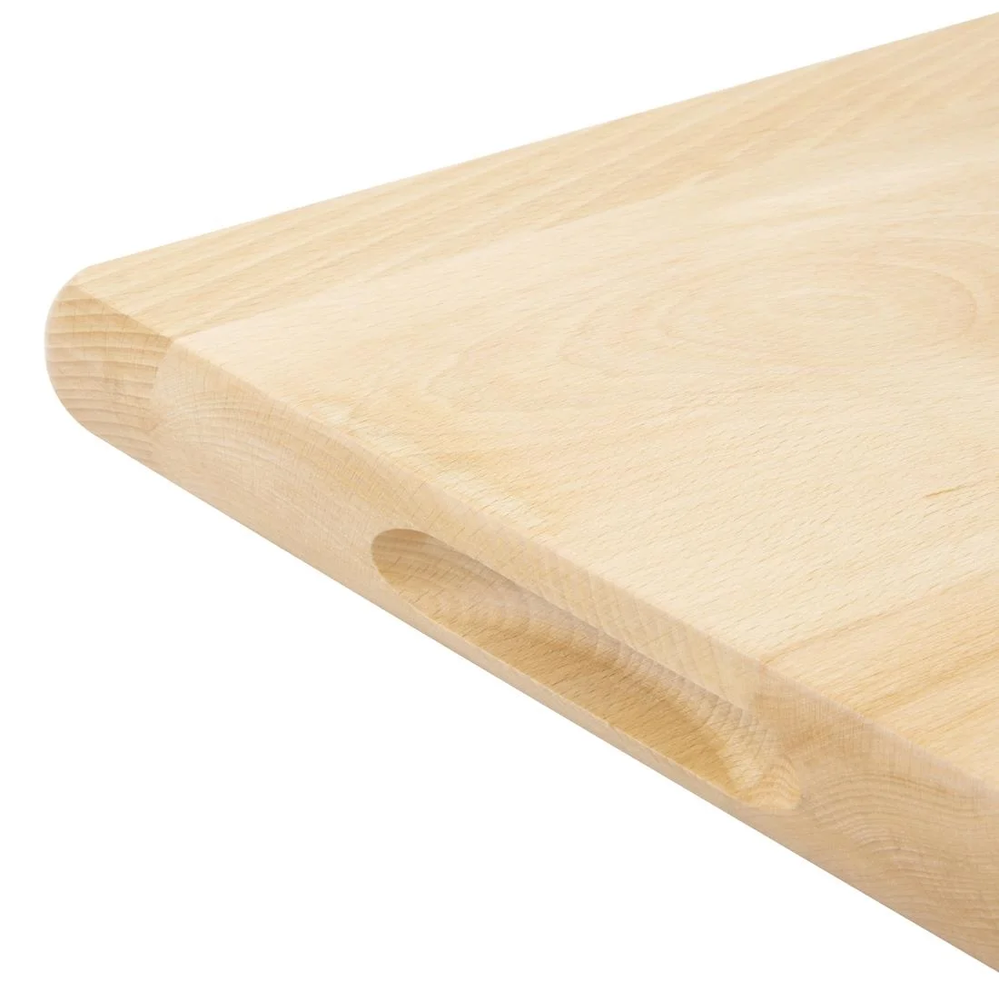 Vogue Beech Chopping Board Medium 380x305x30mm - Image 3