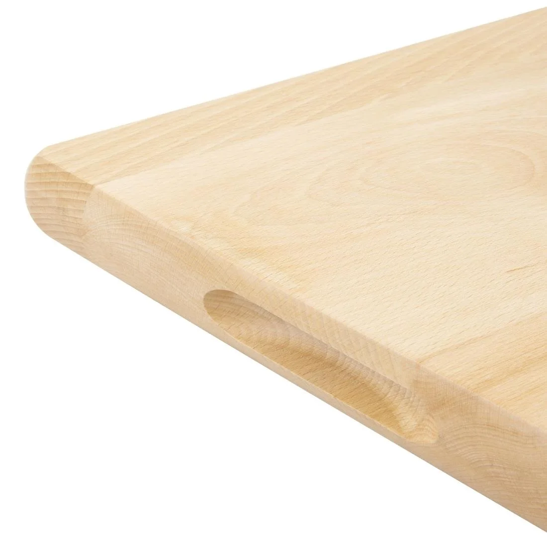 Vogue Beech Chopping Board Medium 380x305x30mm - Image 3