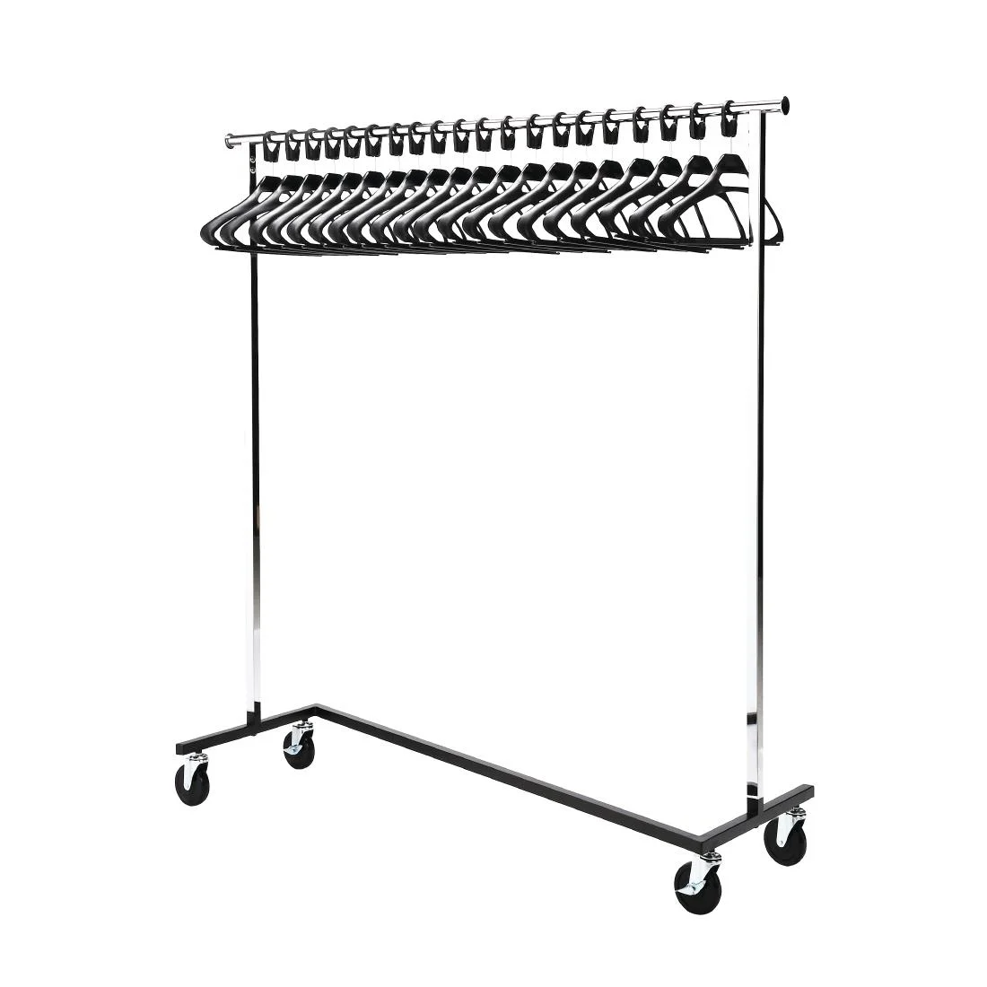 Bolero Garment Rail with 20 Hangers - Image 2