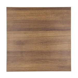 Bolero Pre-drilled Square Tabletop Rustic Oak 700mm