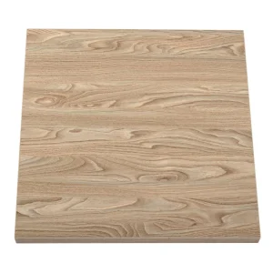 Bolero Pre-drilled Square Tabletop Antique Natural 600mm