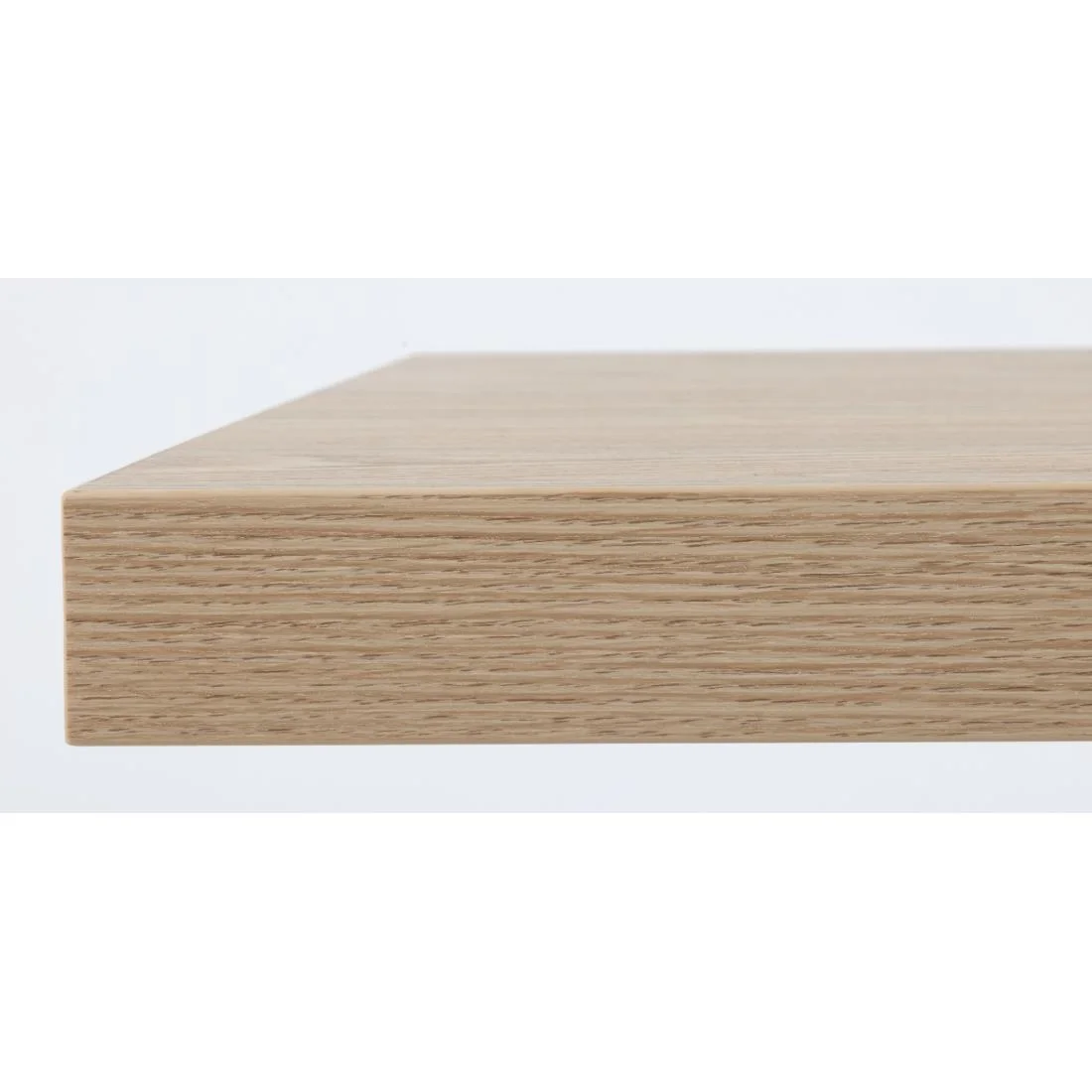 Bolero Pre-drilled Square Tabletop Antique Natural 600mm - Image 4