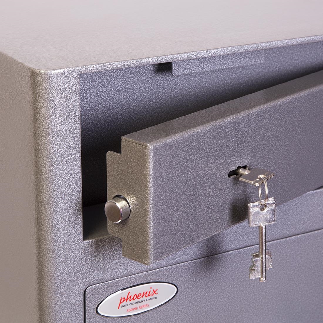 Phoenix Cash Deposit Drop Safe White 47Ltr 3K