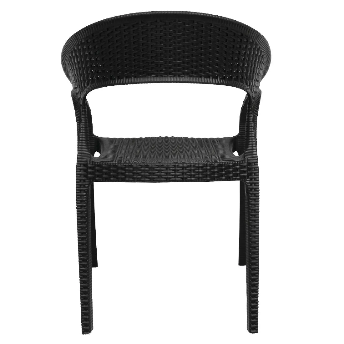 Bolero PP Rattan Wraparound Armchairs (Pack of 4) - Image 10