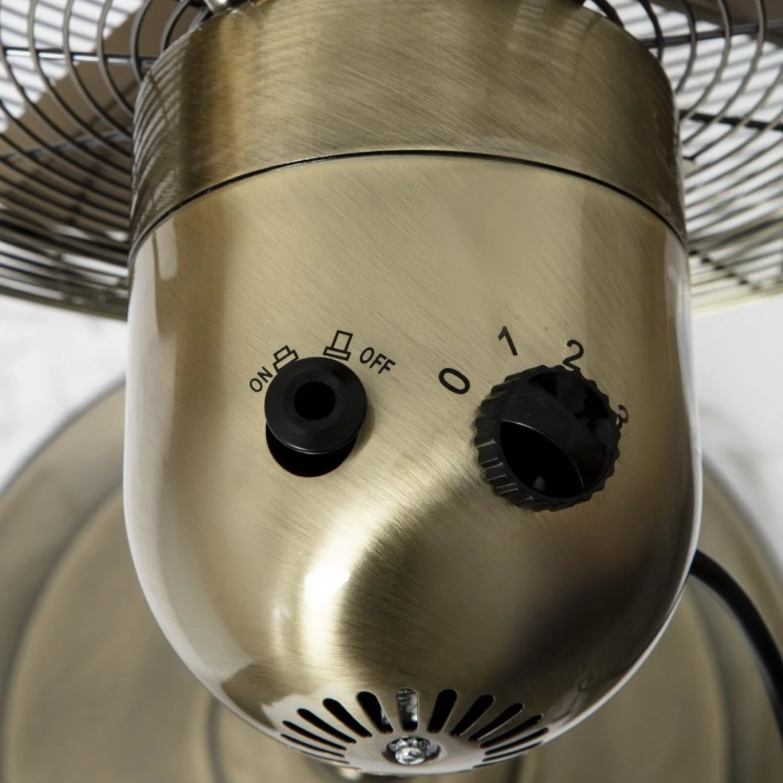 Status 16" Oscillating Antique Brass Stand Fan - Image 8