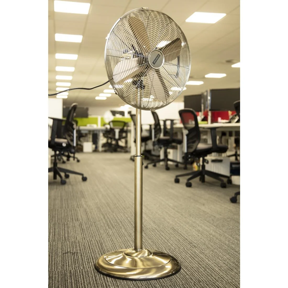 Status 16" Oscillating Antique Brass Stand Fan - Image 10
