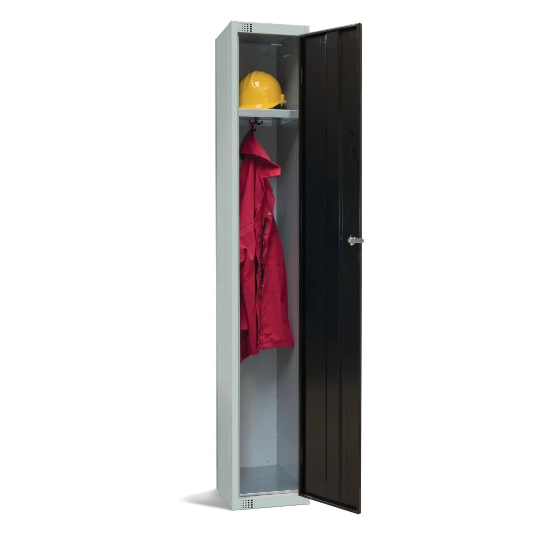 Elite Single Door Coin Return Locker Black - Image 4
