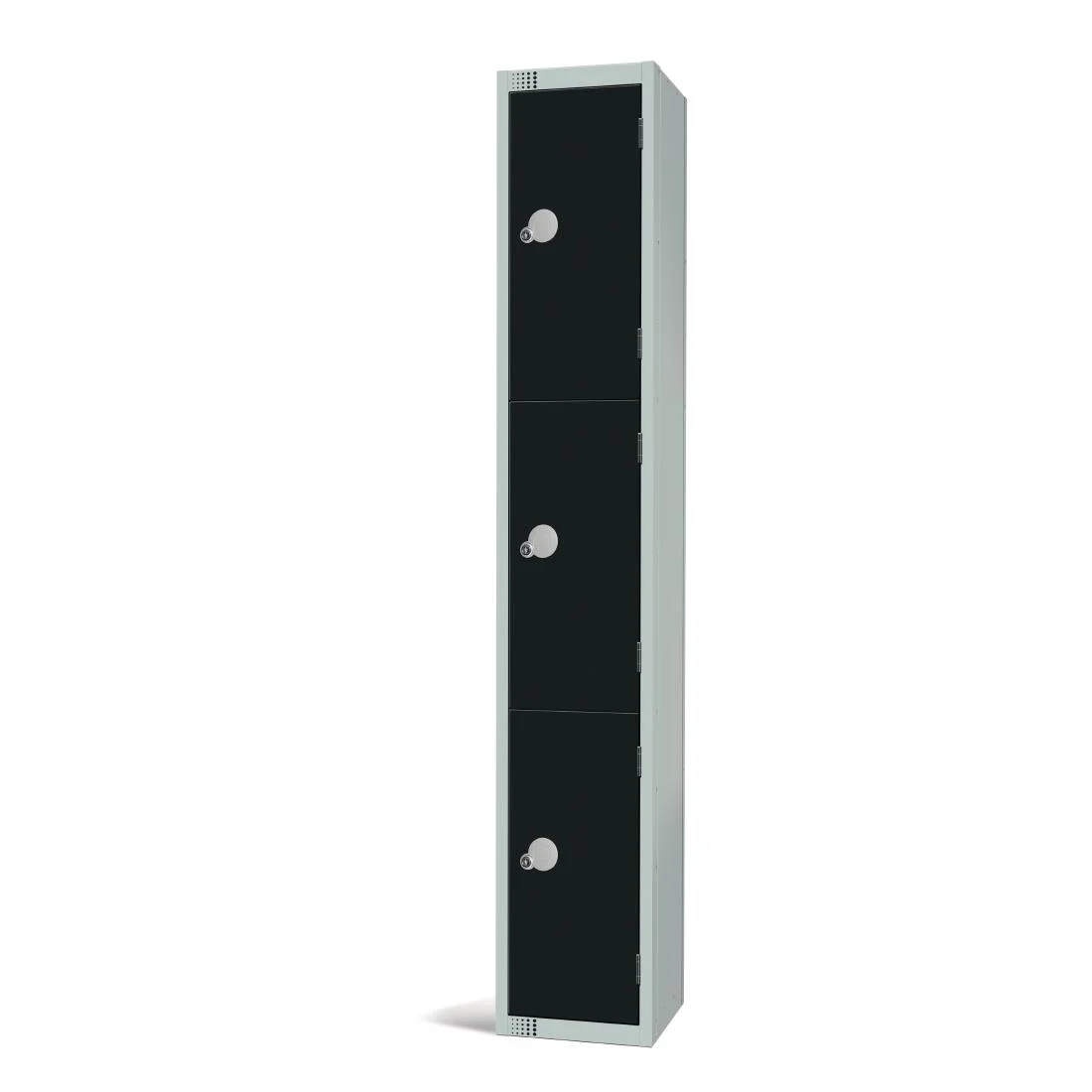 Elite Three Door Manual Combination Locker Locker Black - Image 2