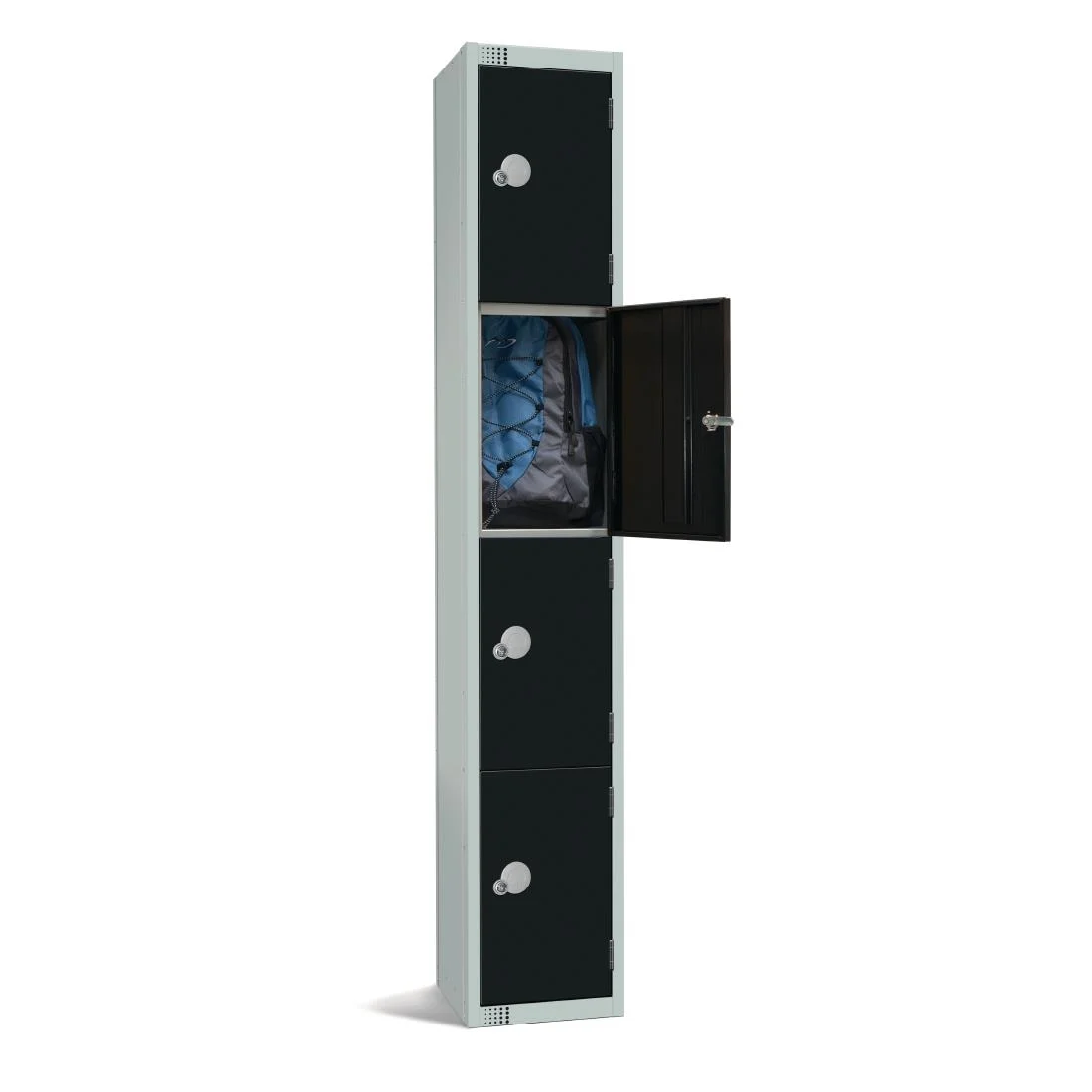 Elite Four Door Electronic Combination Locker Black