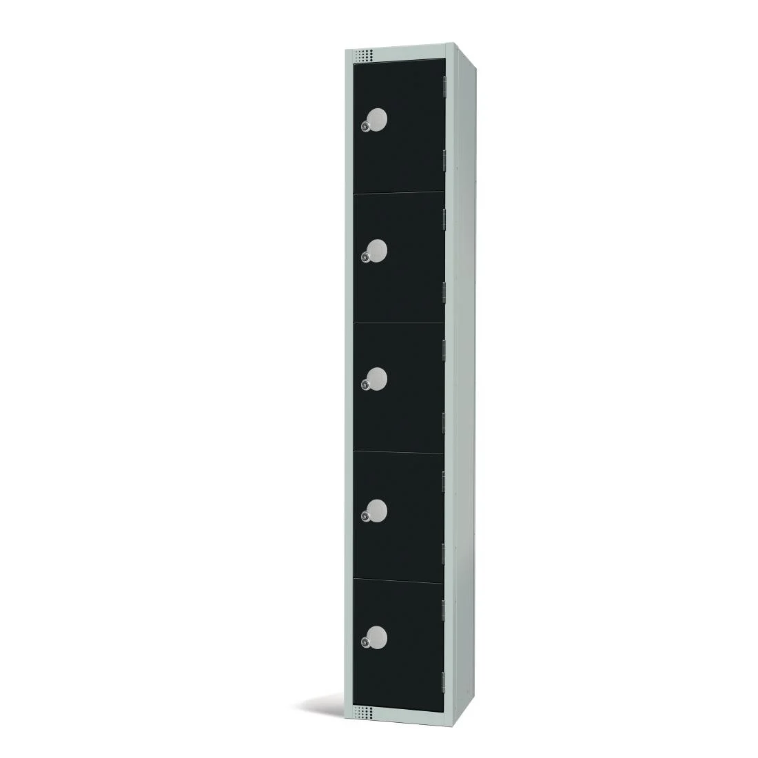 Elite Five Door Electronic Combination Locker Black