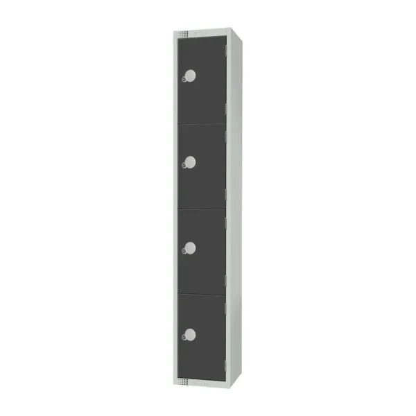 Elite Four Door Camlock Locker Graphite Grey