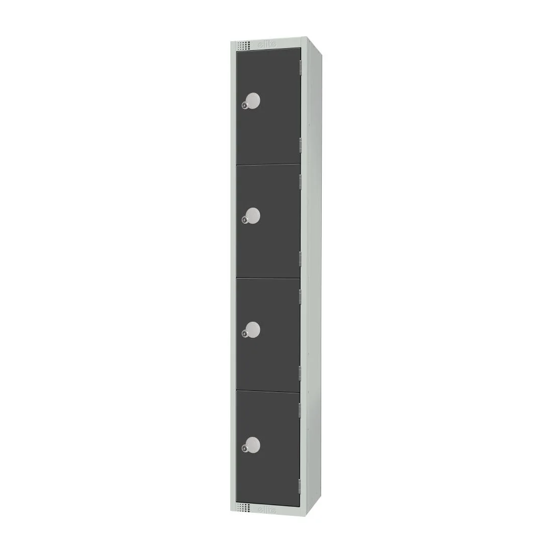 Elite Four Door Camlock Locker Graphite Grey - Image 2