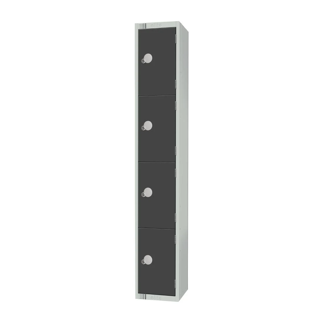Elite Four Door Padlock Locker Graphite Grey - Image 2