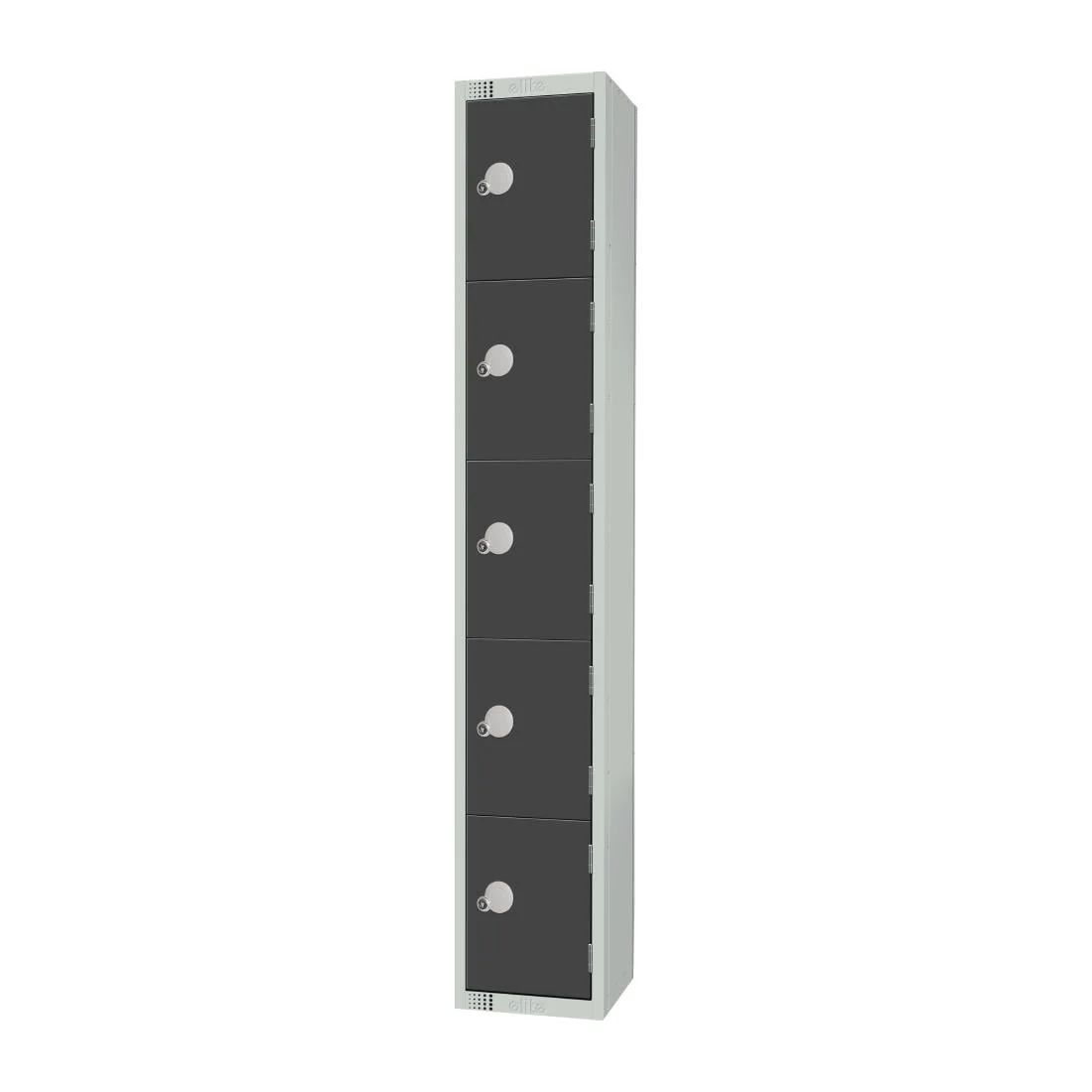Elite Five Door Manual Combination Locker Locker Graphite Grey - Image 2