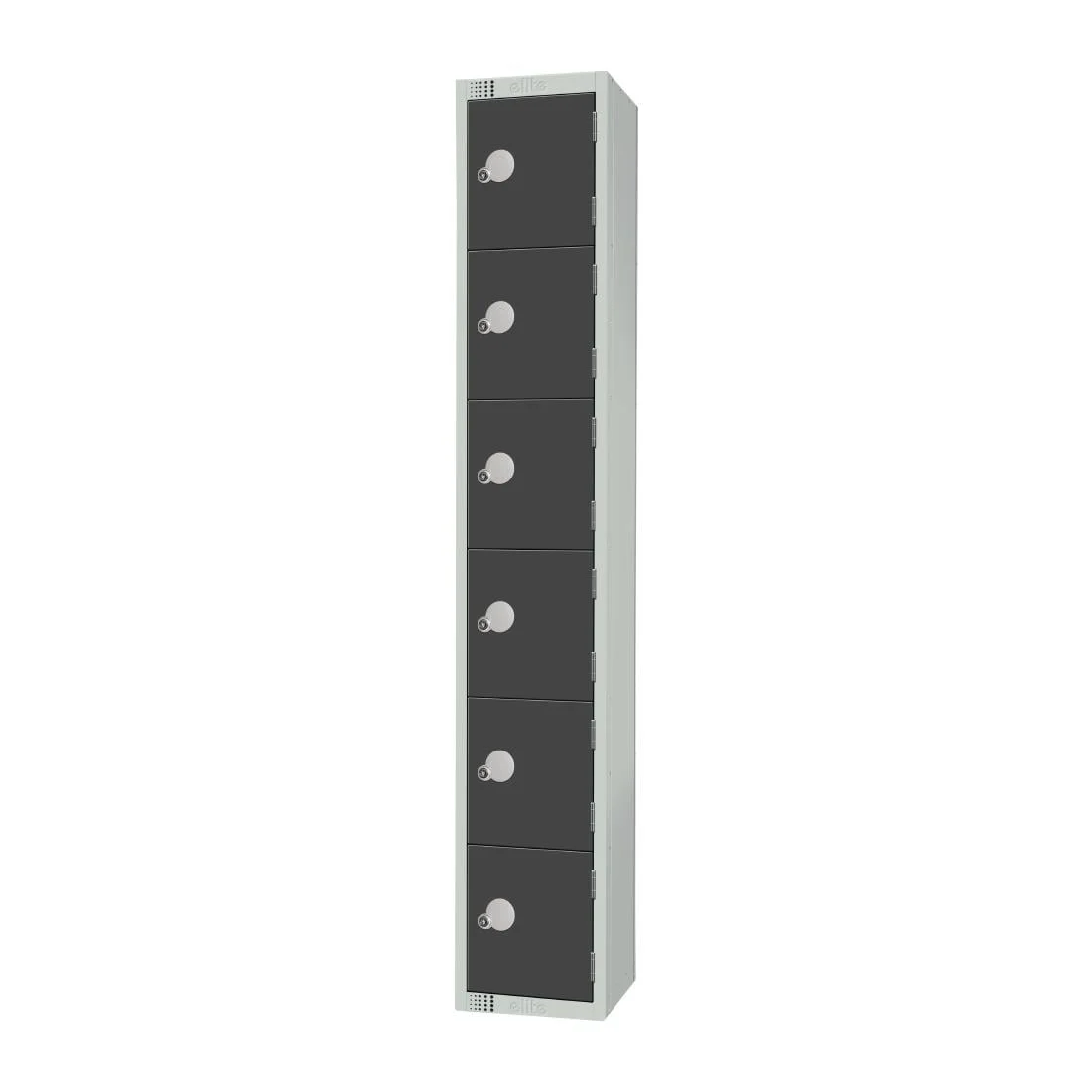 Elite Six Door Electronic Combination Locker Graphite Grey - Image 3