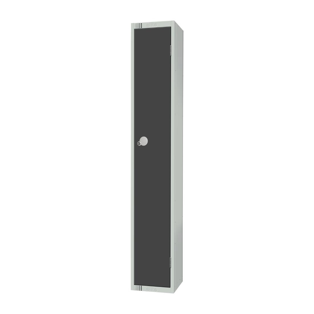 Elite Single Door Manual Combination Locker Locker Graphite Grey